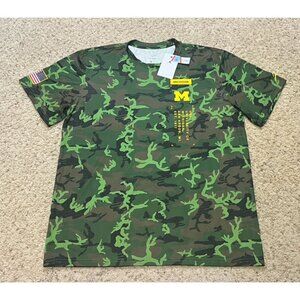 Michigan Wolverines Nike Jordan Dri Fit Salute To Service Shirt Size XL New NWT